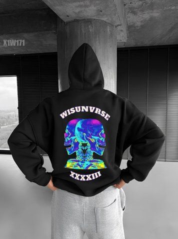 Худі з принтом Fomo x1w171-XL фото