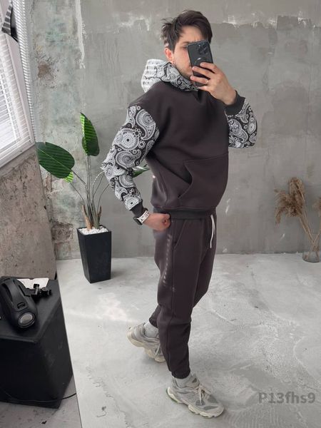 Костюм худі штани з принтом p13fhs9XL фото