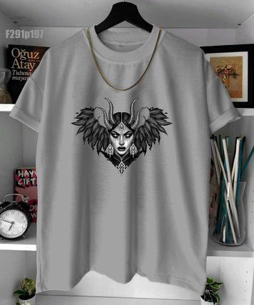 Футболка з принтом f291p197-XL фото