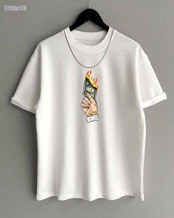 Футболка з принтом f250p178-XL фото