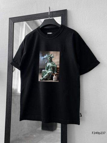 Футболка з принтом f249p237-XL фото
