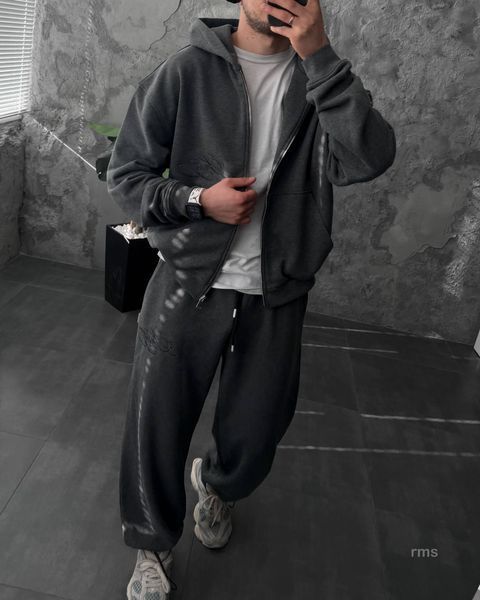 Спортивний костюм ZIP SET на блискавці чоловічий rms8-XL фото