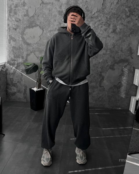 Спортивний костюм ZIP SET на блискавці чоловічий rms8-XL фото