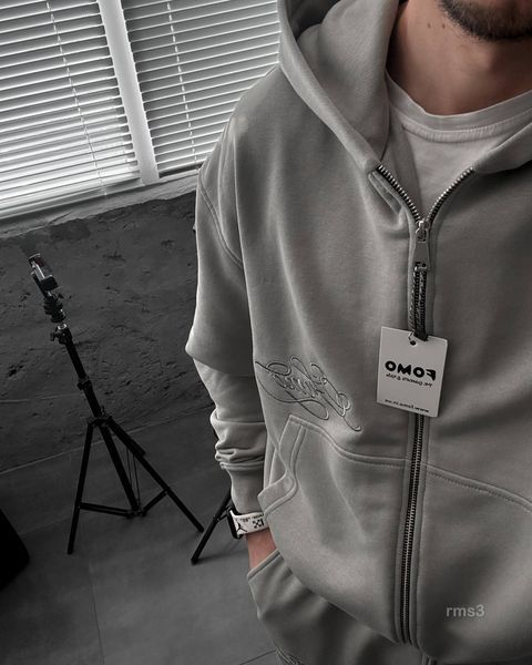 Спортивний костюм ZIP SET на блискавці чоловічий rms3-S фото