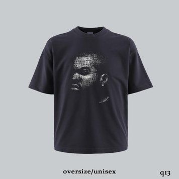 Футболка з принтом чоловіча оверсайз 24f2q13-XL фото