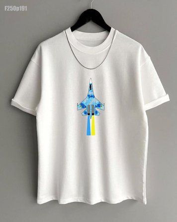 Футболка з принтом f250p191-XL фото