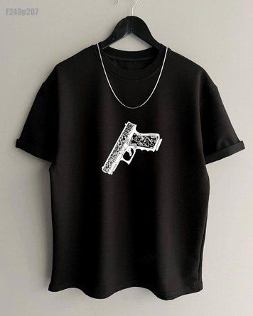 Футболка з принтом f249p207-XL фото
