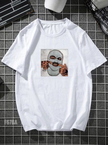 Футболка з принтом F67BA-XL фото