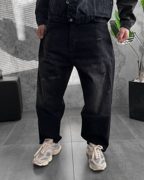 Джинси чоловічі BLACK FADE LOOSE p11b-30 фото