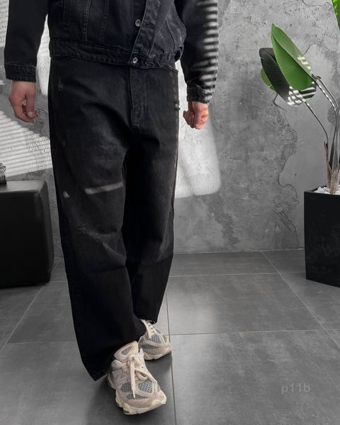 Джинси чоловічі BLACK FADE LOOSE p11b-30 фото